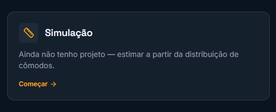 ORÇAMENTO DE SIMULAÇÃO